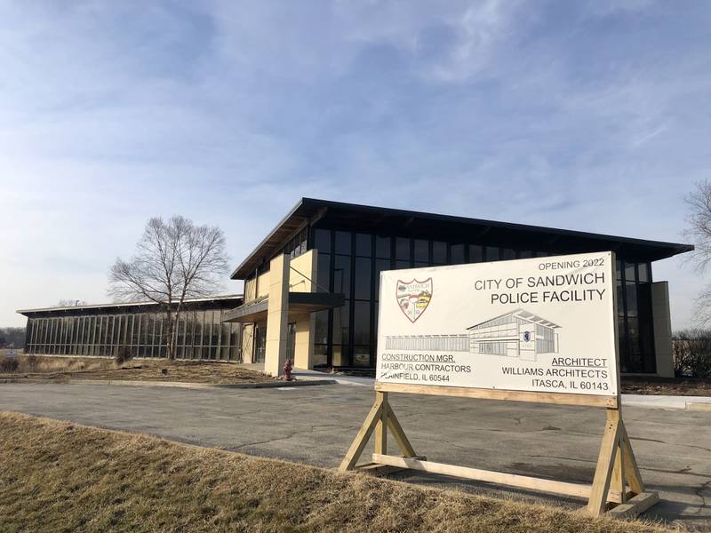 New Sandwich police station nearing completion (David Petesch - dpetesch@shawmedia.com)