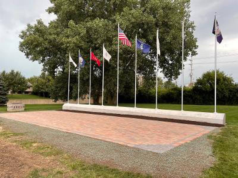 The DeKalb Elks Veteran’s Memorial (shown here in this file photo) along South Annie Glidden Road in DeKalb. (Photo provided by Michael Embrey)