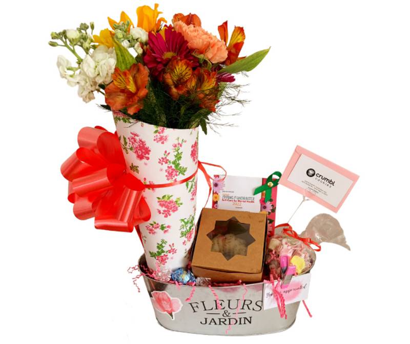 A May Basket available for purchase by supporters of Ecker Center for Behavioral Health during May as Mental Health Awareness Month. Donations of gift baskets and self-care related items are still being accepted for the online auction, which runs through May 14.