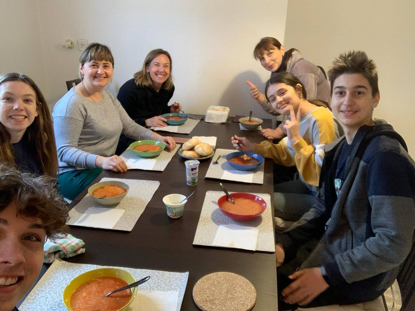 Refugees from Ukraine are settled in an apartment in Prague, refurbished by missionaries from Chapelstreet Church in Geneva. Refugees are not being identified for their own safety.