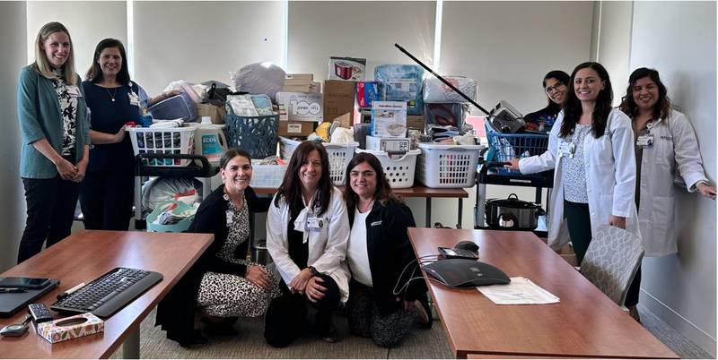 The Nurse Manager Council at Northwestern Medicine Lake Forest Hospital recently joined together to further serve the community by choosing to partner with A Safe Place.