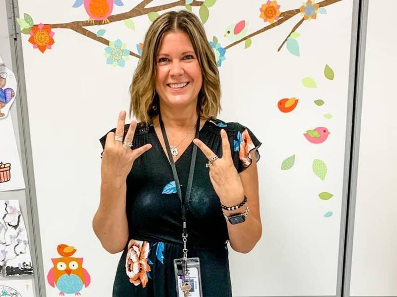 Shelly Schmidt at the start of her 32nd year teaching. (Photo Provided)