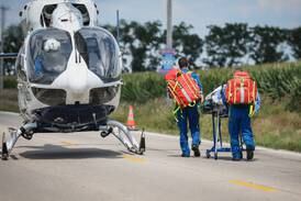 Motorcyclist airlifted after crash on Route 173 