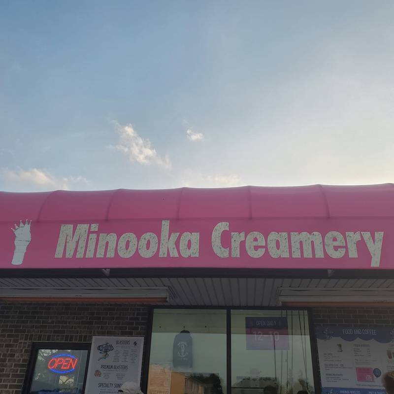 The Minooka Creamery is a longtime favorite ice cream venue that often attracts long lines. The wait is typically minimal and the ice cream is worth the wait.