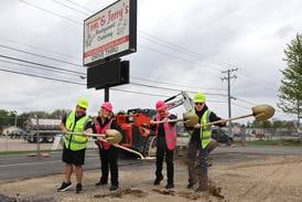 Photos: Tom & Jerry's breaks ground in first step to rebuilding restaurant after devastating fire