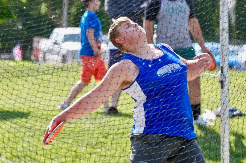 Grant Foes was the sectional discus champion at Geneseo