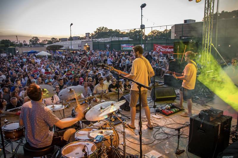 Mungion performs during Bands in the Sand 2017 at 3D Sideouts Sports Tavern in Island Lake. Bands in the Sand returns to Sideouts Friday and Saturday, Aug. 25-26, after a one-year hiatus.