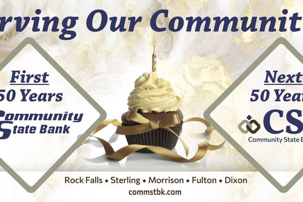 Community State Bank in Rock Falls celebrating 50 years