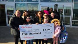 Burlington Stores celebrates new Joliet location with donation to Cunningham School