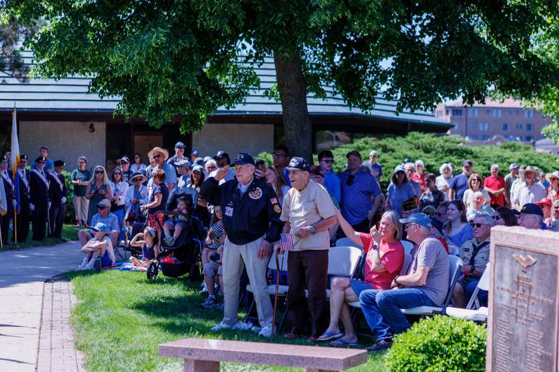 Memorial Day  ceremony at the Freedom Shrine  on Monday, May25,2026 in St. Charles.