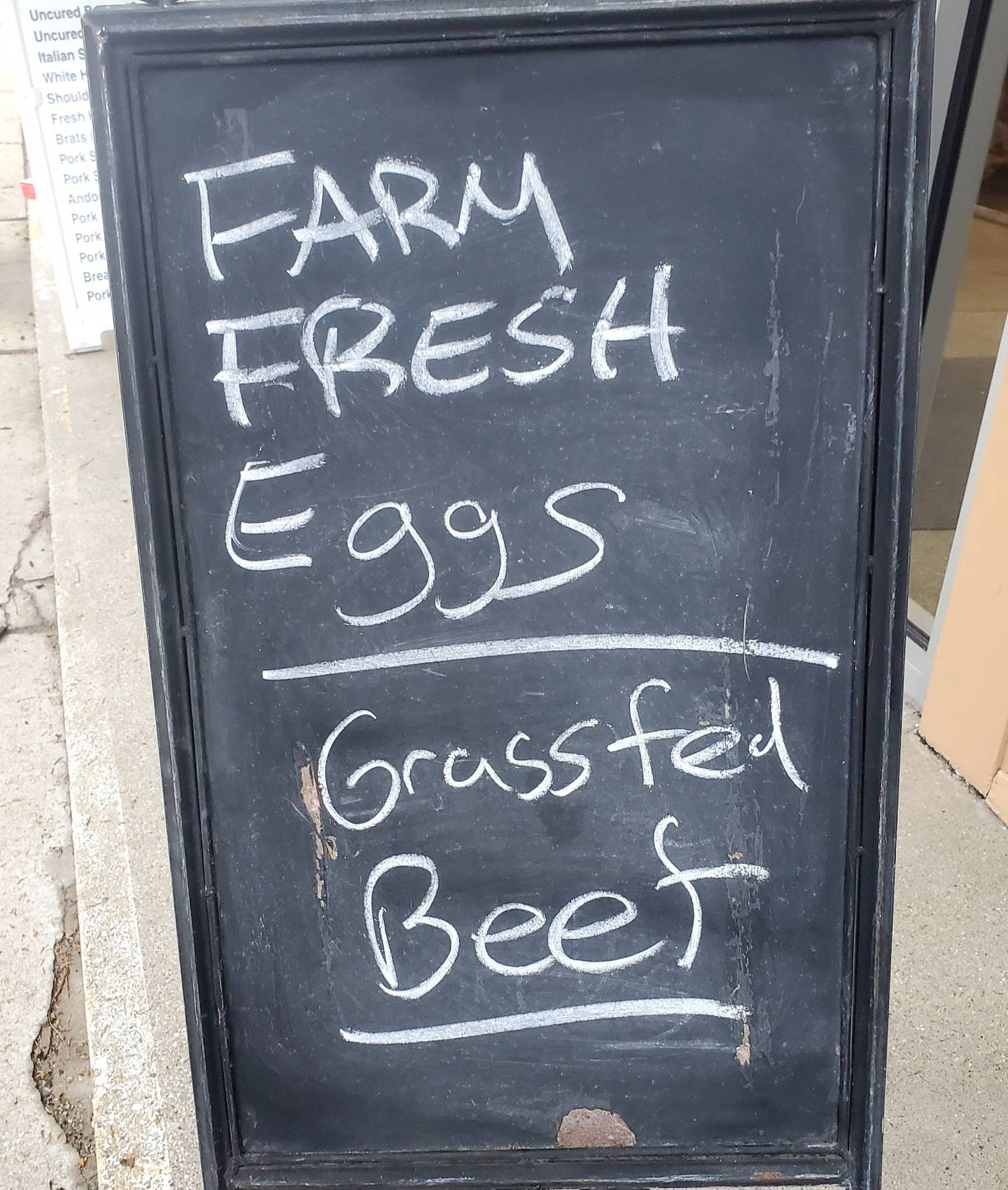 The Unitarian Universalist Congregation of DeKalb's winter farmers market fundraiser