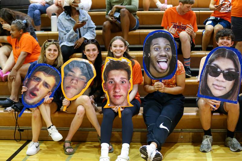 Oswego's student section during Downers Grove North Regional final match between Oswego at Downers Grove North. May26, 2022.