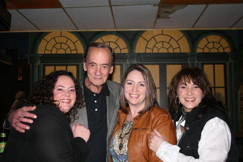 Floyd E. "Trey" Covalt III poses for a picture with his three eldest daughters, Jenny (from left), Kelly and Becky Covalt.