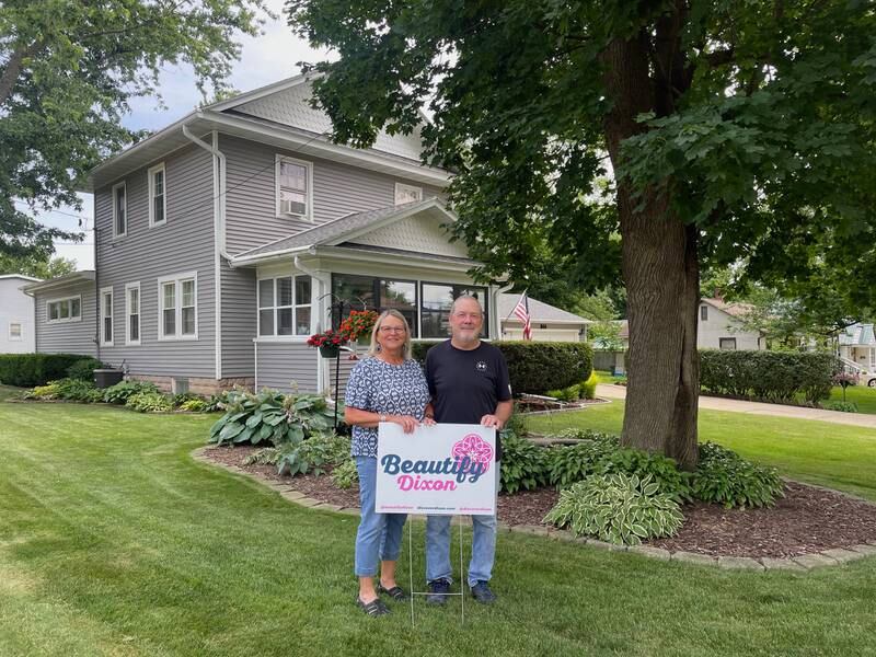 The home of Dave and Kathy Love was selected as one of the June honorees of the Beautify Dixon recognition program.