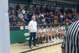 Boys basketball: Wethersfield’s Tom McGunnigal calling for a timeout