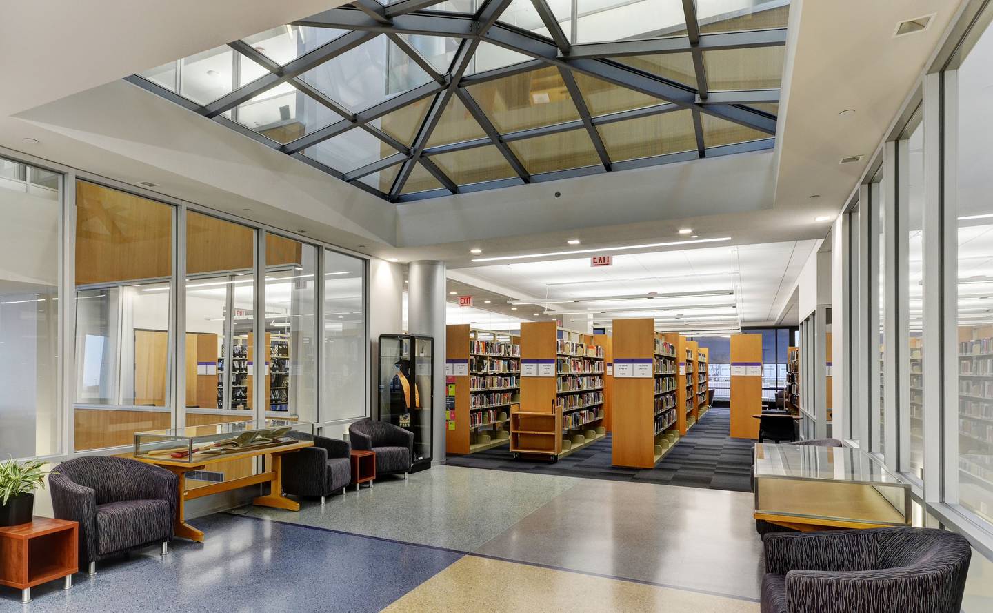 The Dr. Curtis J. and Mrs. Gina Crawford Honors College, a 3,000-square-foot area to reside within the Joliet Junior College library, is made possible through a $2 million grant.