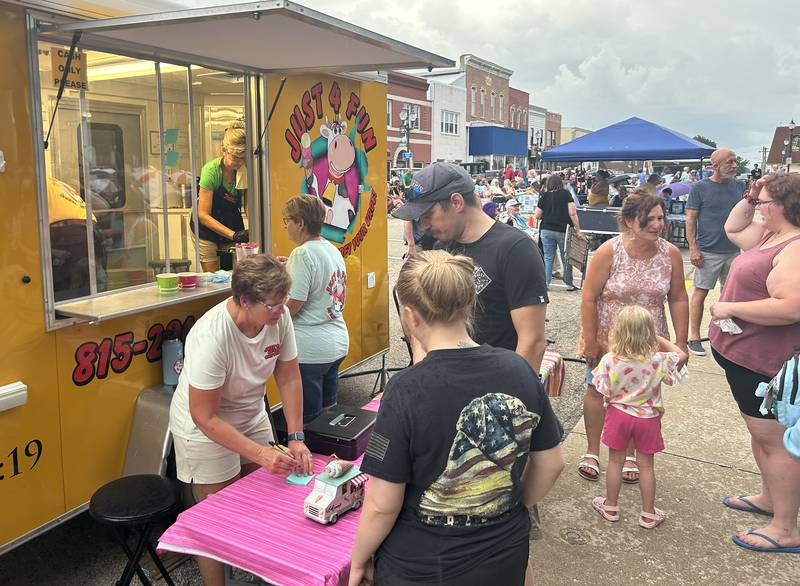 Just 4 Fun ice cream, of Polo, was one of the vendors at the Mt. Morris Jamboree Concert in Mt. Morris on Friday, July 25, 2025.