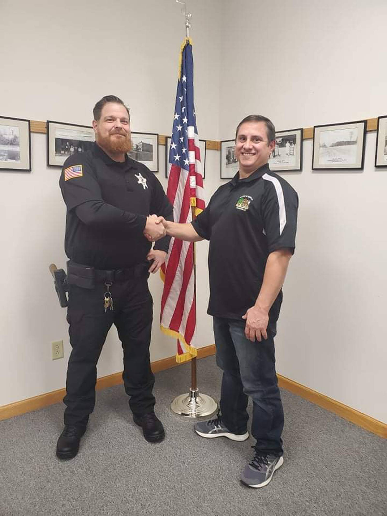 Granville Police Department swearsin new officer Shaw Local