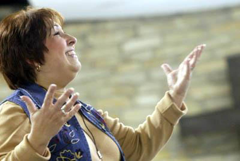 Donna Bates was the director of the Prairie Echoes Chorus, a four-part a cappella group, from 2006 to 2016. She is pictured here shortly after taking on that role.