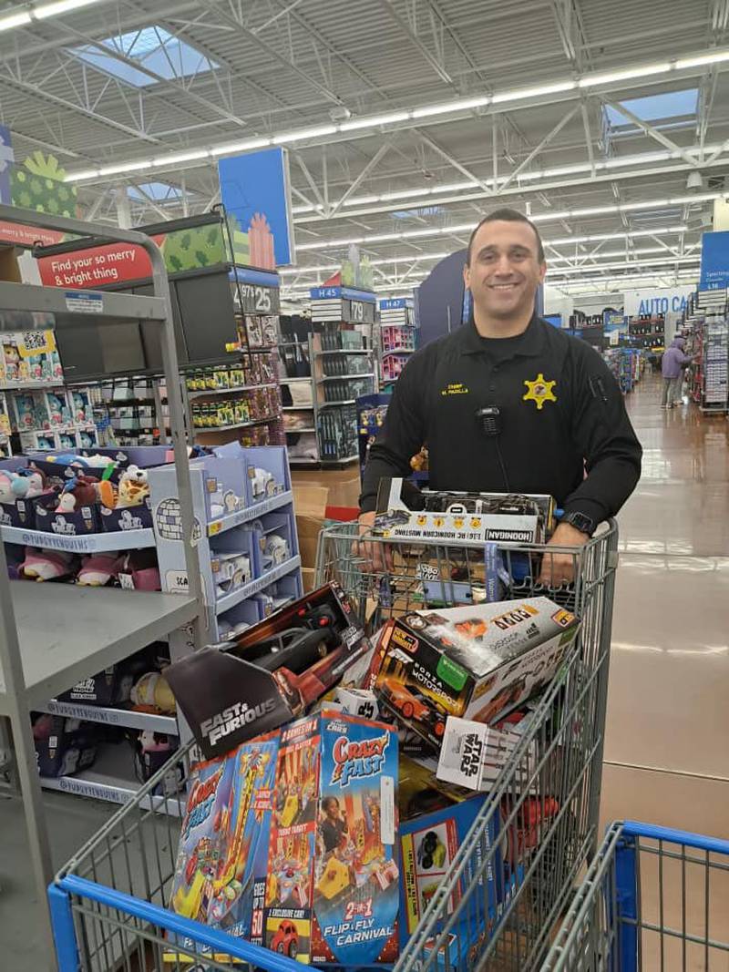 The Granville Police Department's Shop with a Cop helped 10 children have a merry Christmas in 2023.