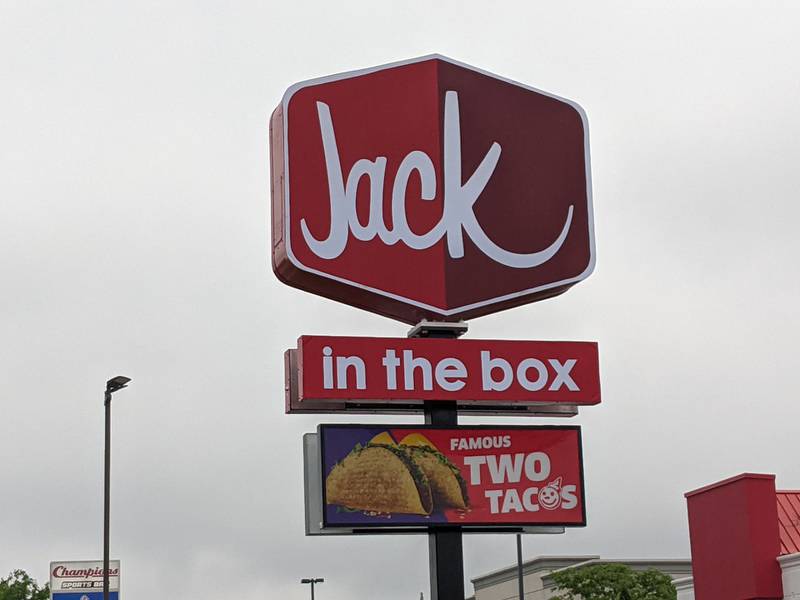 Jack in the Box at at 2101 S. Route 59 in Plainfield, will open in July, according to the Jack in the Box website. The free-standing sign to the new restaurant is seen on Wednesday,  June 4, 2025.