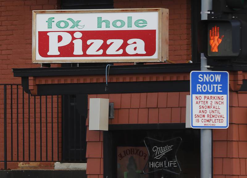 The Fox Hole Tap & Pizzeria in McHenry, on Monday, Jan. 29, 2024. The eatery, which has been closed since mid-December, no longer has a valid health permit from the McHenry County Department of Health.