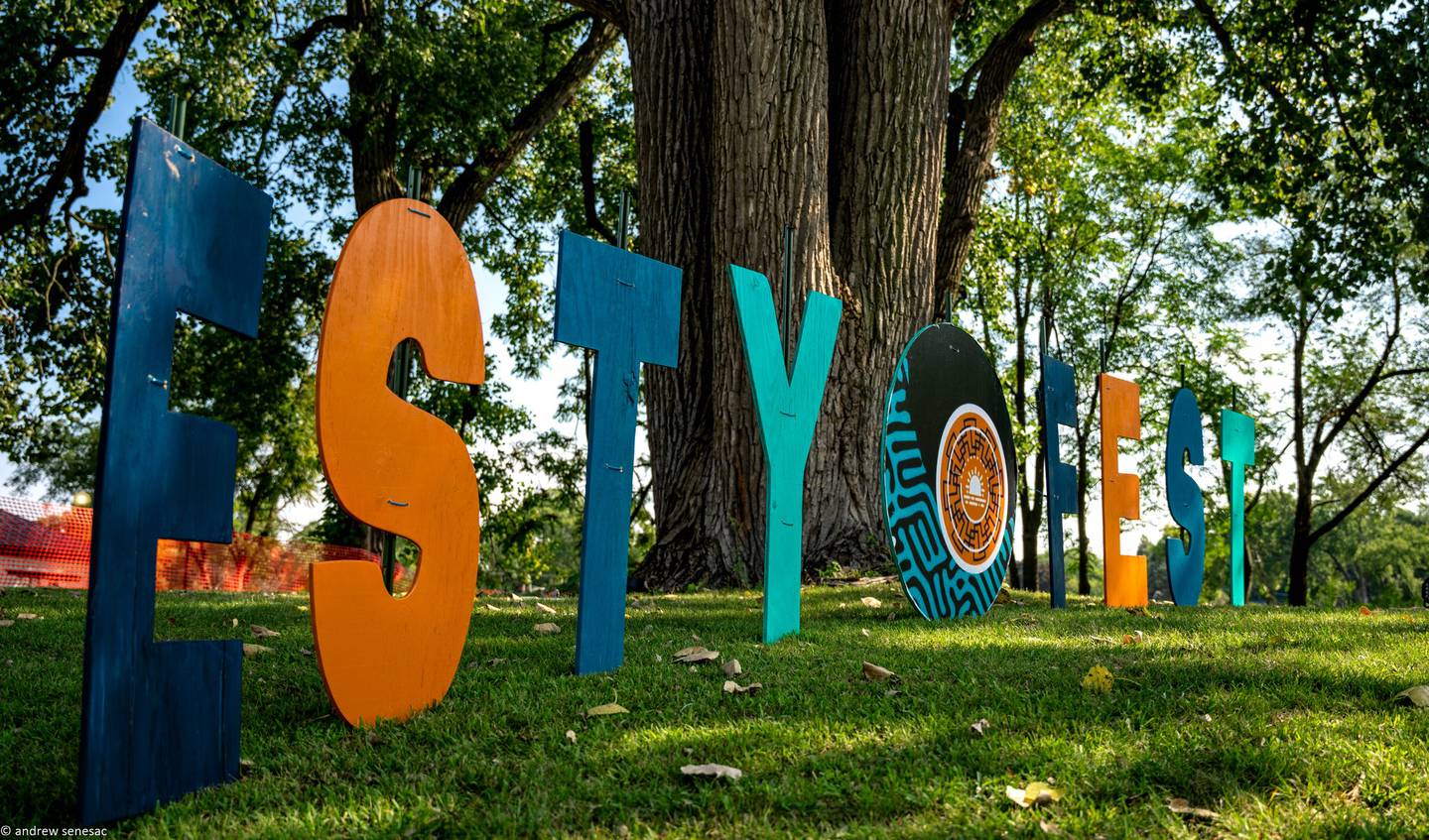 The iconic "Esty Fest" sign welcomes attendees to the Kankakee Estival Festival, which returns for the 5th annual event on Saturday, Sept. 20, 2025.