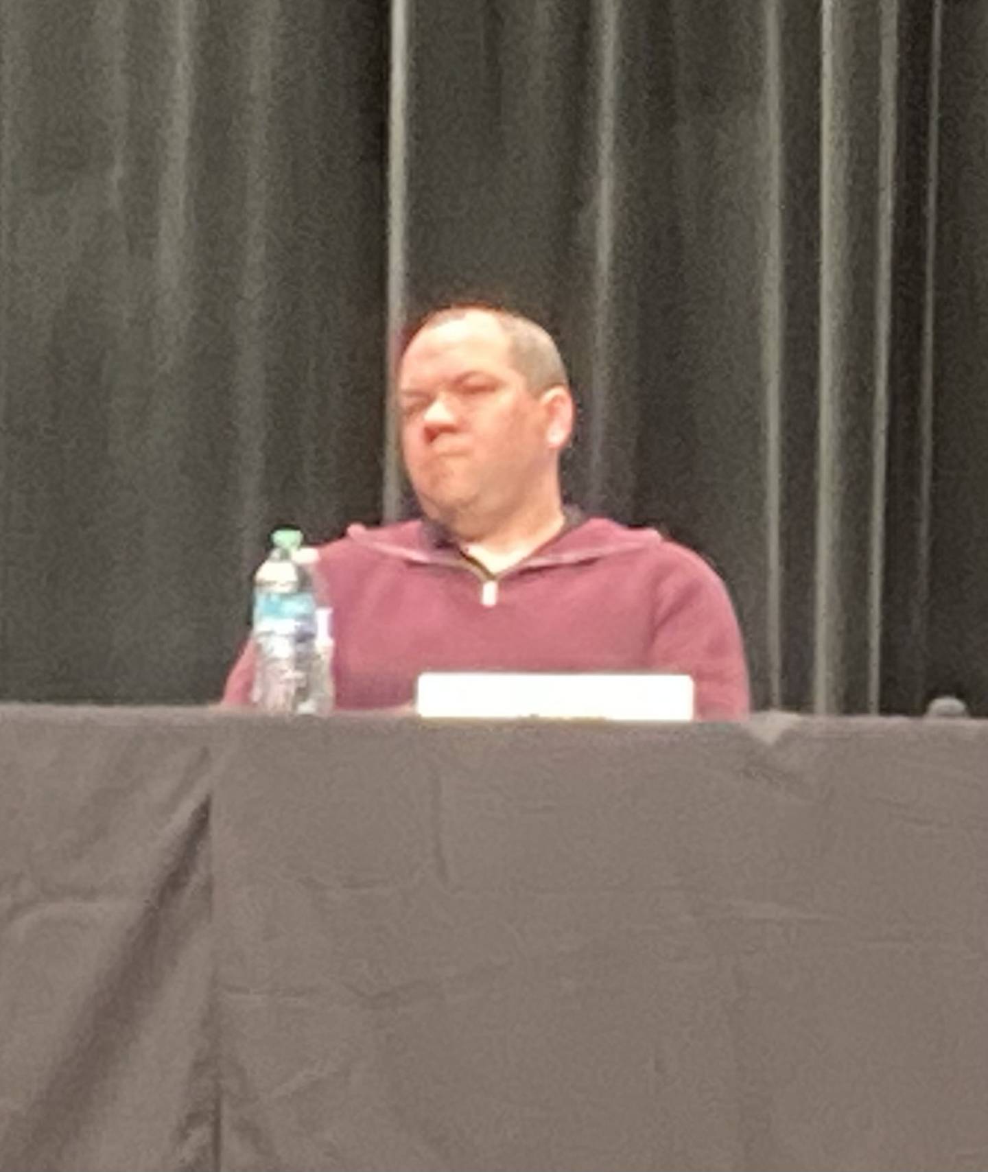 Lockport Township High School District 205 Board candidate Eric Nush speaks at the LTHS 205 Foundation-hosted candidates forum Tuesday, March 4, 2025.