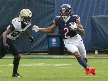 Chicago Bears injury report: DJ Moore leads list of four starters who miss Wednesday’s practice