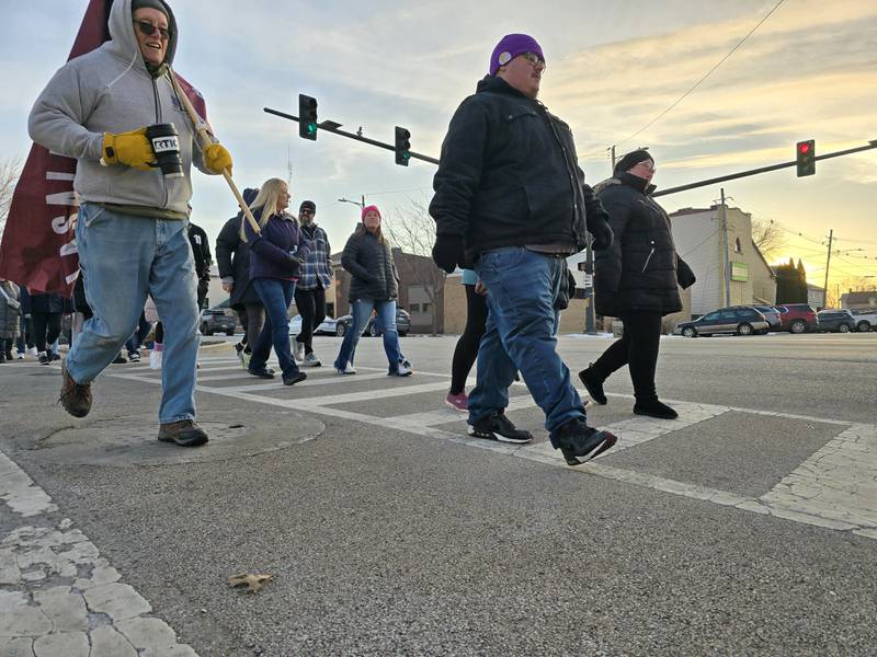 More than 100 participated Saturday, Feb. 22, 2025, in the Coldest Night of the Year Walk fundraiser in downtown Ottawa to benefit the Illinois Valley to Deliver Shelter.