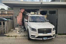 Woman crashes car into Wauconda Moose Lodge, is charged with DUI