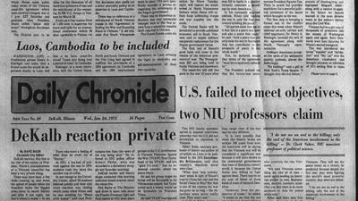 The end of the Vietnam War, a historic flood in Rockford and more historical covers for January 24