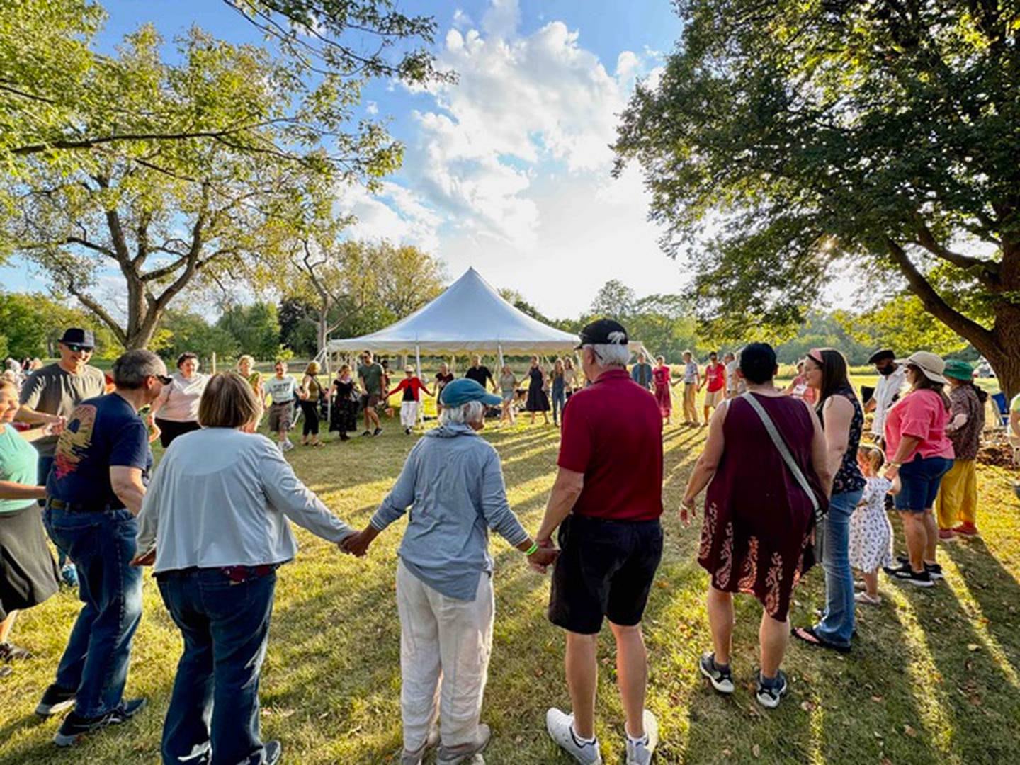 The 49th Annual Fox Valley Folk Music & Storytelling Festival returns to Wheeler Park in Geneva Sunday, Aug. 31 and Monday, Sept. 1.