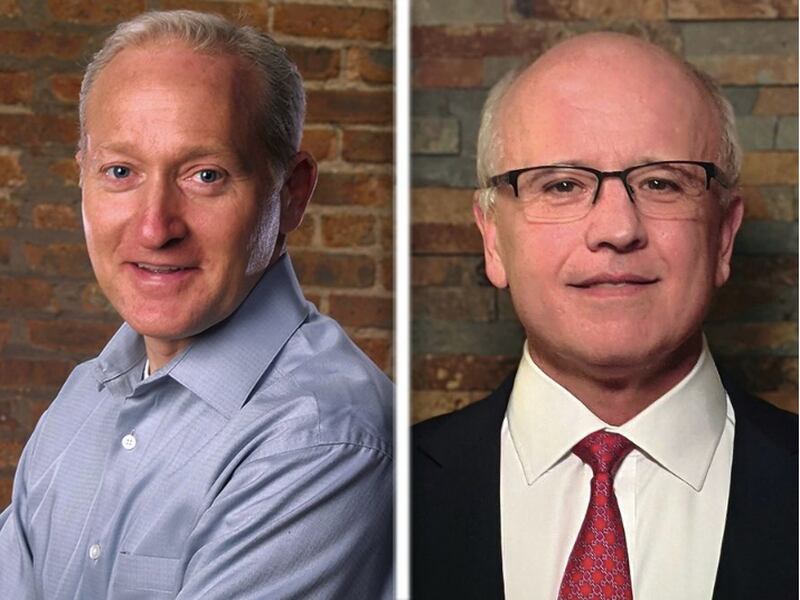 Peter Ladesic, left, and Mark Senak