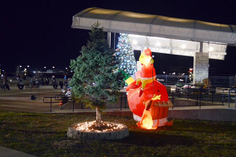 Rock Falls Hometown Holidays organizers announced during the Love Light Tree ceremony on Friday, Nov. 17, 2023, that a tree had been planted in 2019 with the intention of becoming the new Love Light Tree one day. It was planted off the road in RW&B Park to protect it from the salt.