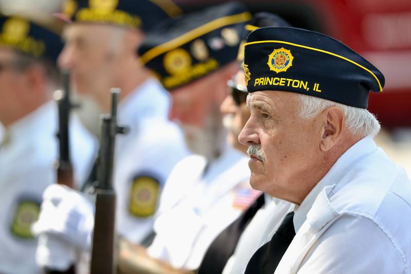 Local veterans and community members gathered Monday for Princeton's Memorial Day services.
