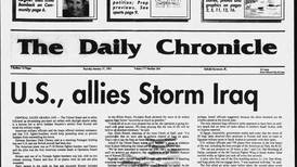 “U.S., allies Storm Iraq” and other historical covers for January 17