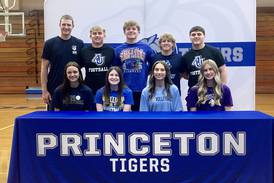 Sign of the times: Princeton seniors make their college plans official