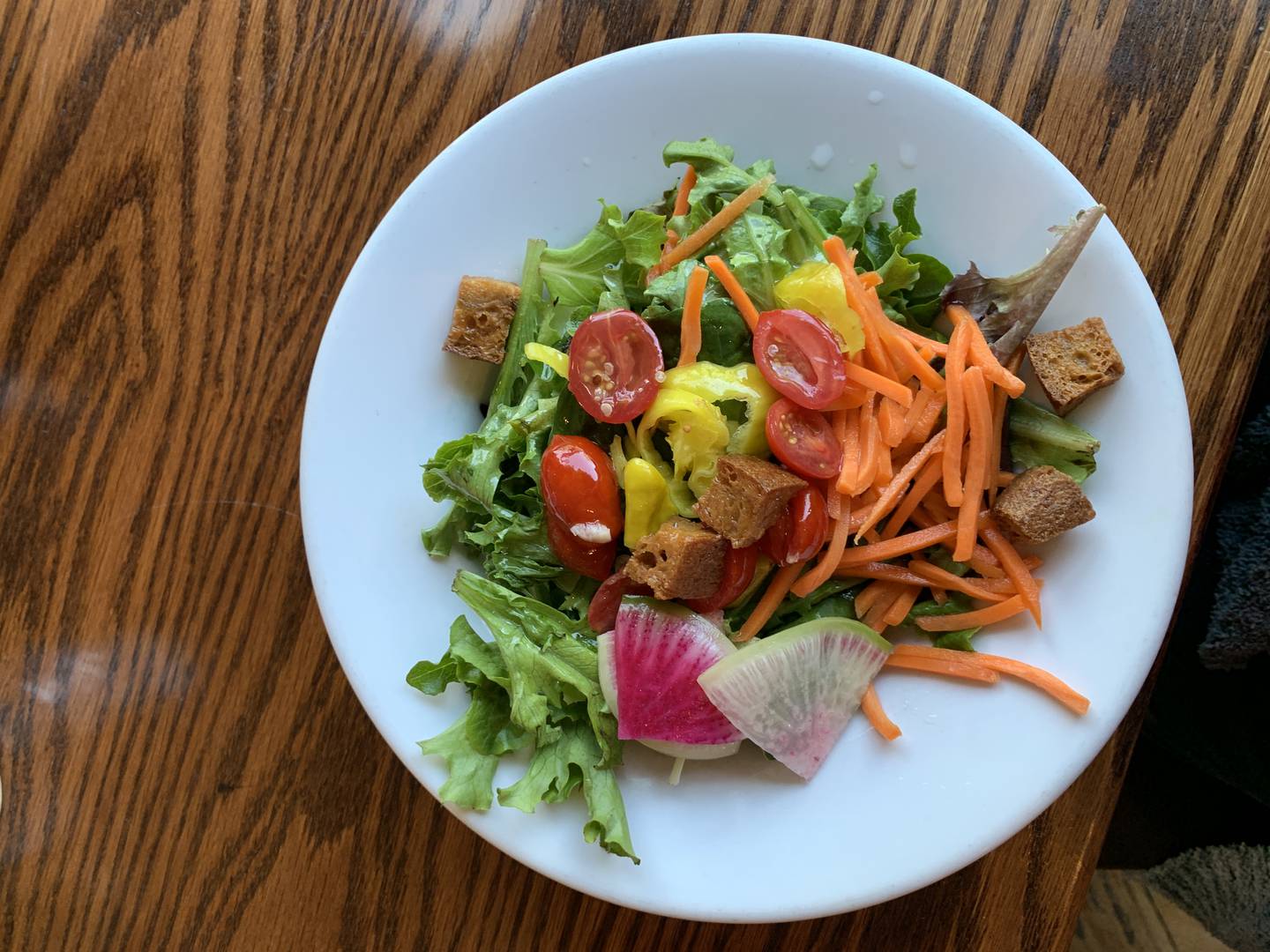 A fresh salad at Bleuroot in West Dundee.