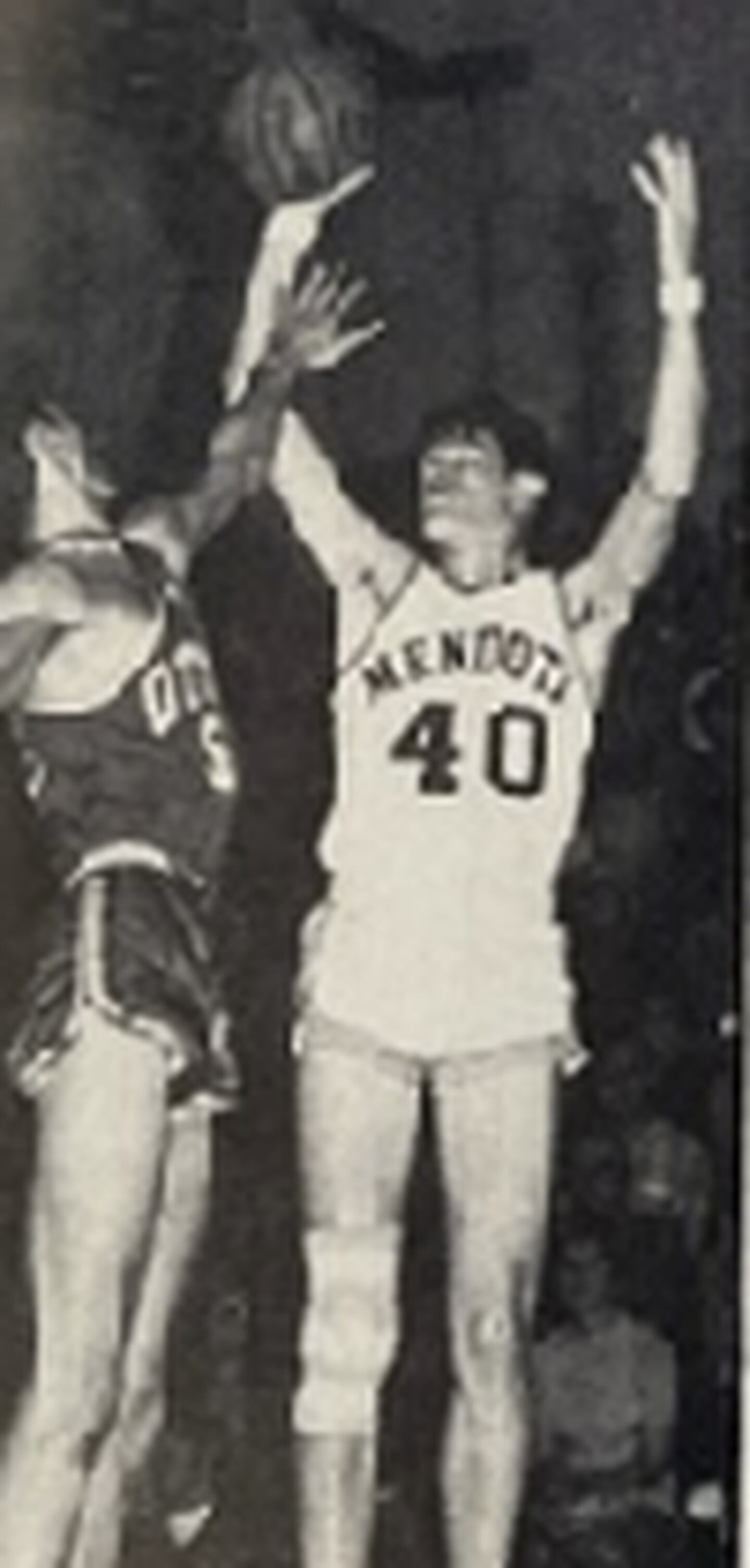 Rick Jacobs was a three-year varsity starter for Mendota, finishing as the Trojans' No. 7 all-time leading scorer with 1,408 career points.