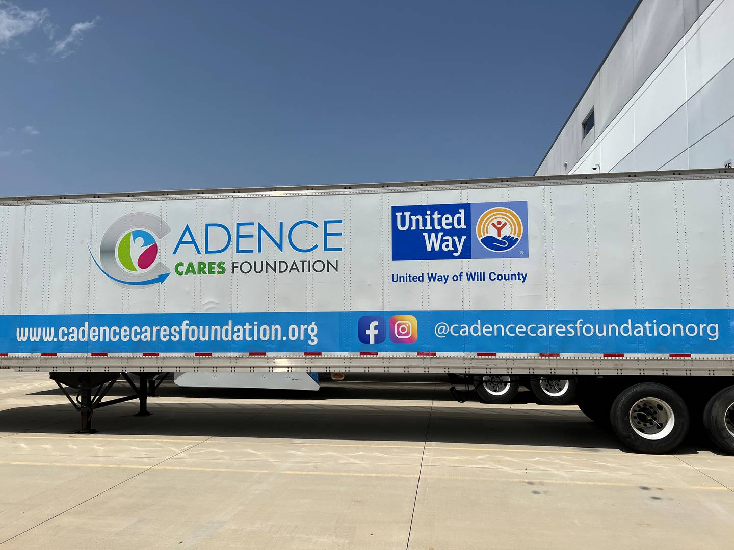 On Jan. 1, 2022, United Way of Will County partnered with an anonymous “big-box company” Cadence Premier Logistics in Joliet to help provide people with basic houseware items, such as TVs, furniture, and baby beds, strollers and car seats – any household items a large retailer would sell.