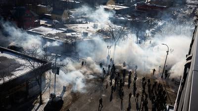 Protesters demand immigration agents leave Minneapolis after man is shot and killed during crackdown