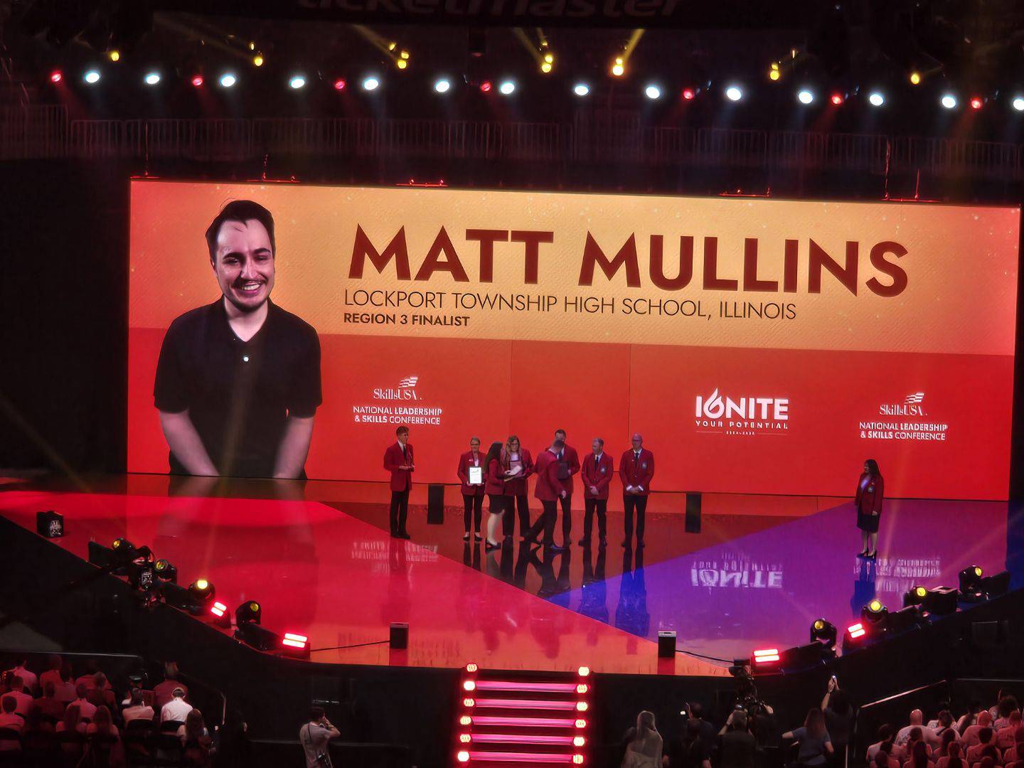 Lockport Township High School District 205 teacher Matt Mullins was named Regional SkillsUSA Advisor of the Year on June 27, 2025.