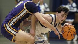 Photos: Newman battles Mendota in Conference Basketball