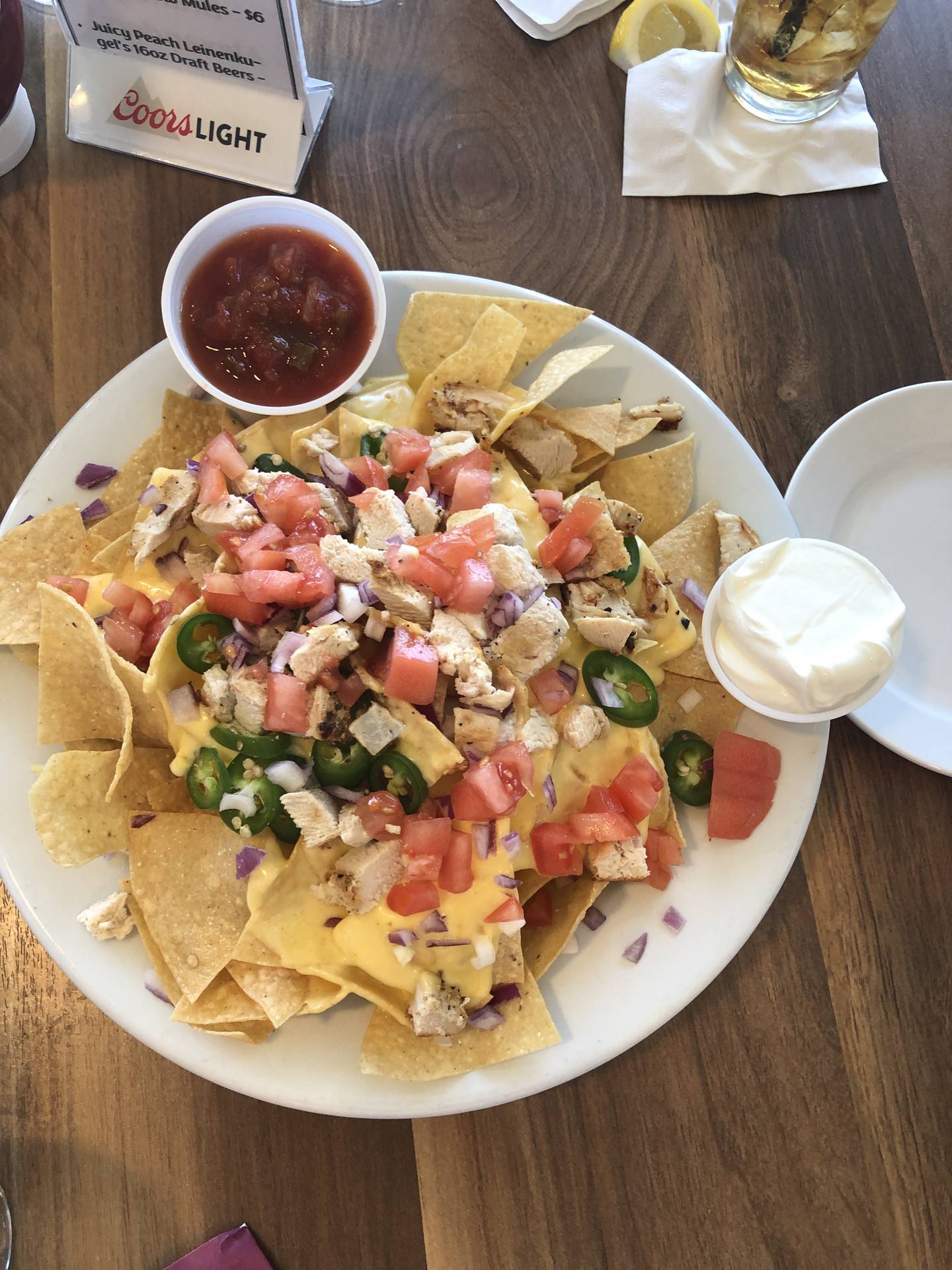 Chef's Nachos at the Metalwood Grille, McHenry.