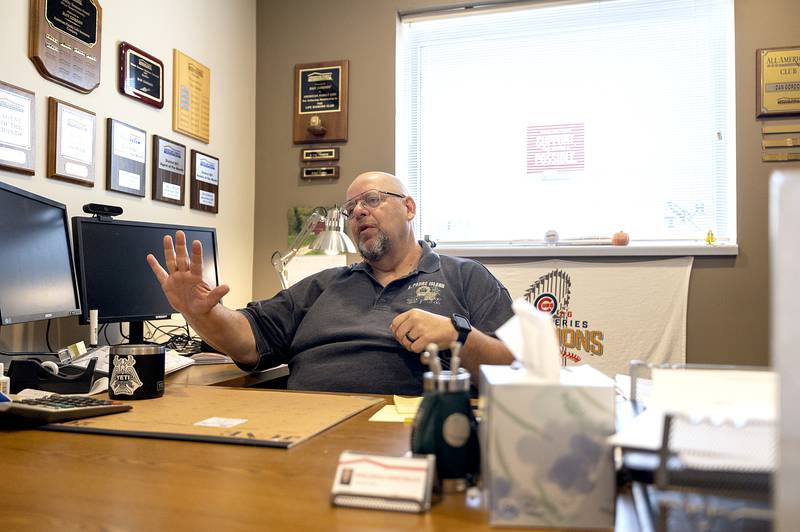 Dan Gordon speaks to his anger regarding how the Rock Falls Police Department’s leadership handled his son’s murder case Tuesday, June 10, 2025.