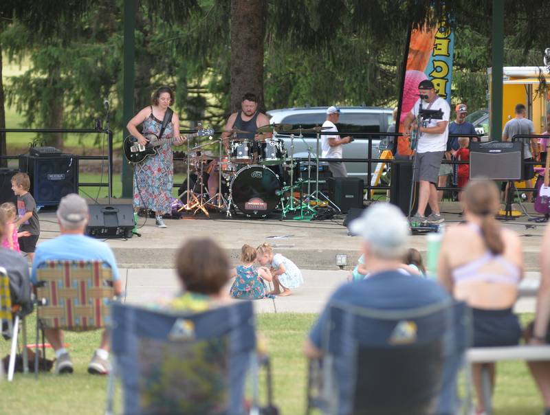“Buzzed by SonSET,” performed at the Oregon Park District’s Concert in the Park on Tuesday, June 24.
