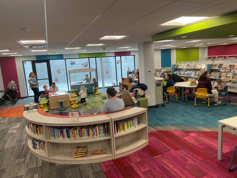 A new youth services area is part of a $6 million renovation of the Algonquin Area Public Library's Eastgate Branch, which reopened Jan. 6, 2025.