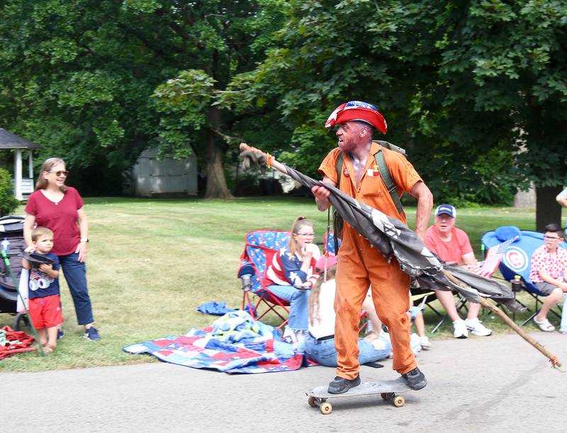 Many floats, marching bands, individuals and community groups showcased their patriotic spirit in the Yorkville Independence Day Parade on Friday, July 4, 2025.