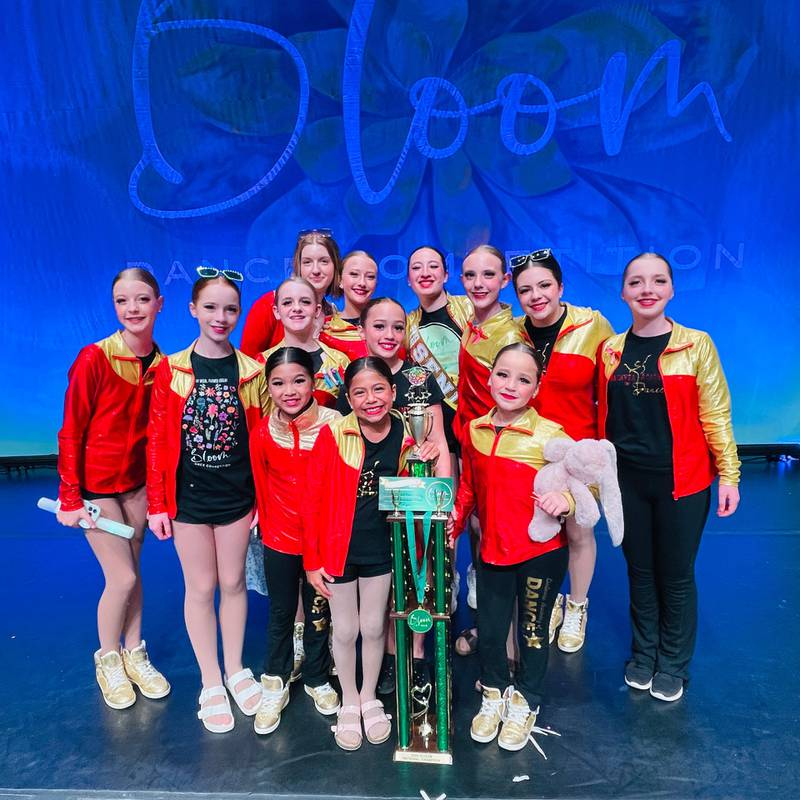 Batavia Academy of Dance Competitive Team won first place in June 2025 at the Bloom National Dance Championships held in Wilmette in the Large Group, Small Group, and Solo divisions.